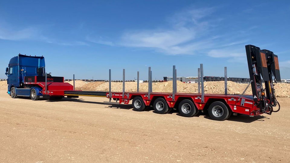 4 Axle Extendable Lowbed